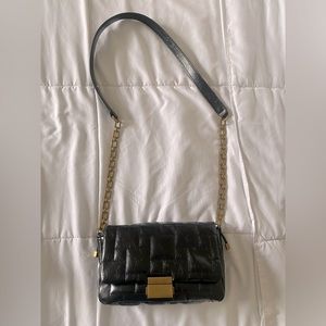 Zara Retro Quilted Crossbody Bag